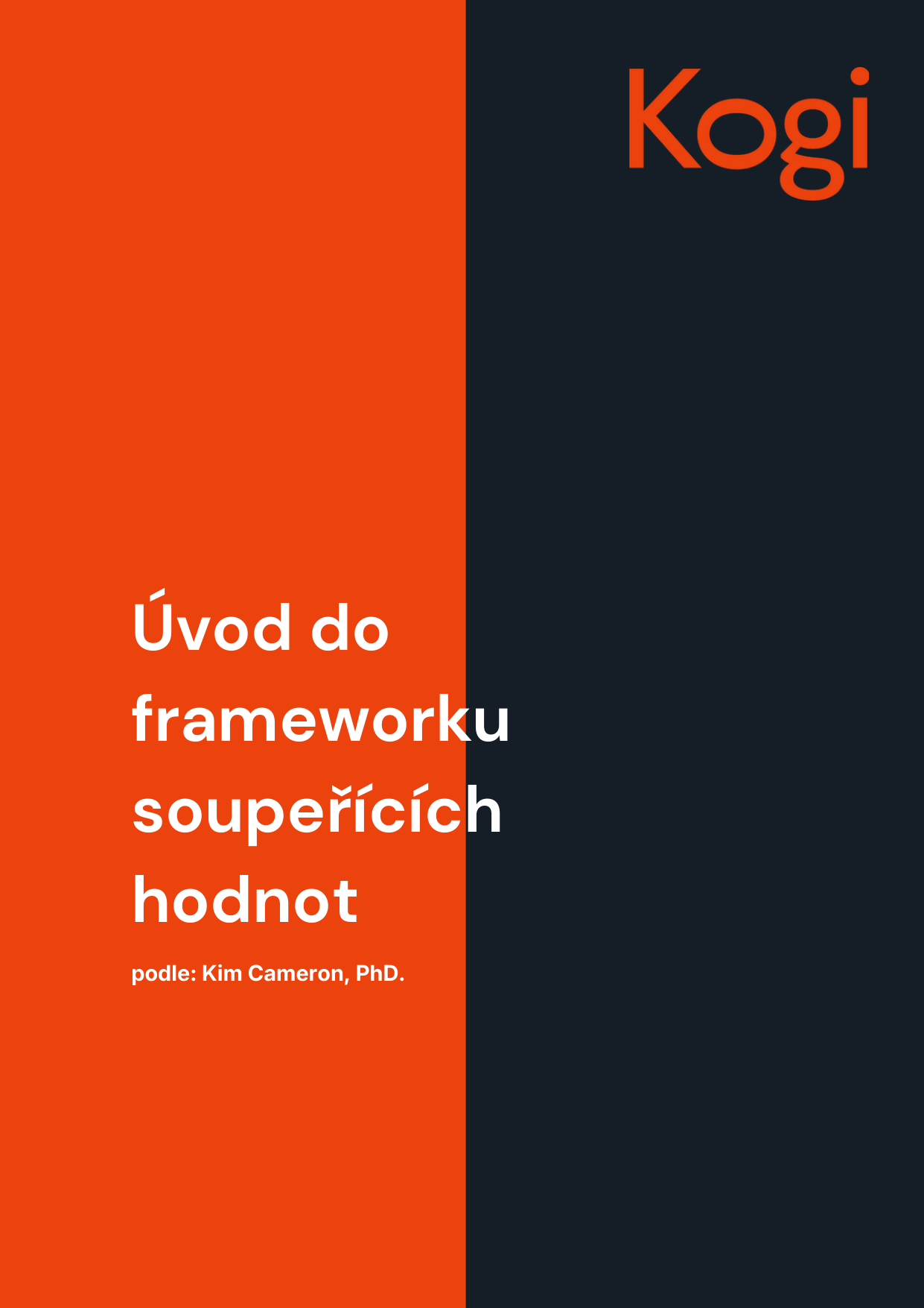 Úvod do frameworku soupeřících hodnot